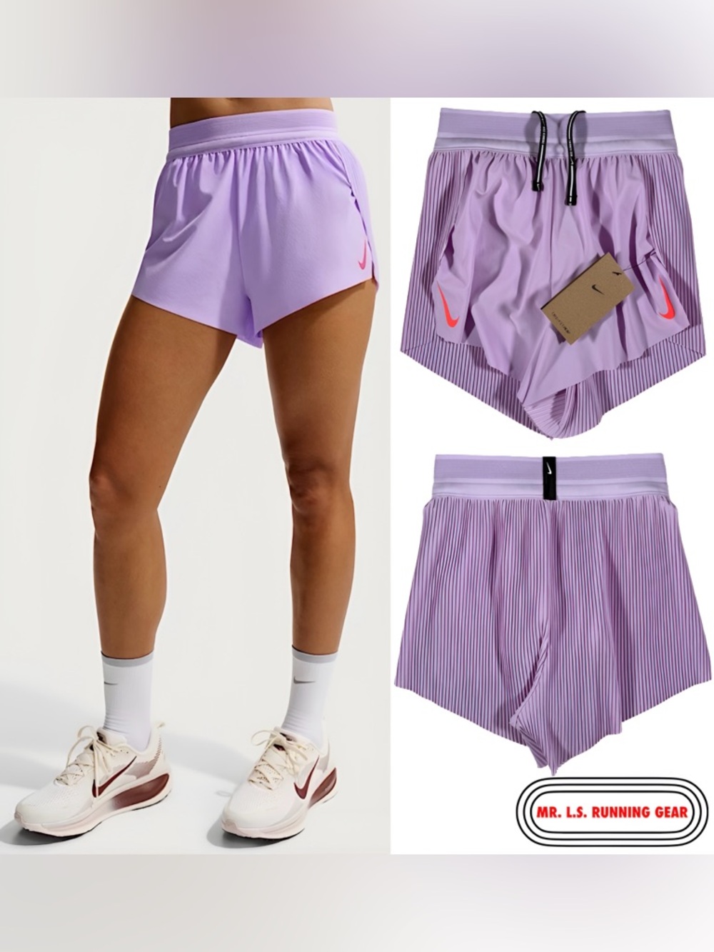 Nike AeroSwift Dri-FIT ADV Mid-Rise 3" Brief-Lined Running Shorts FN2328-511